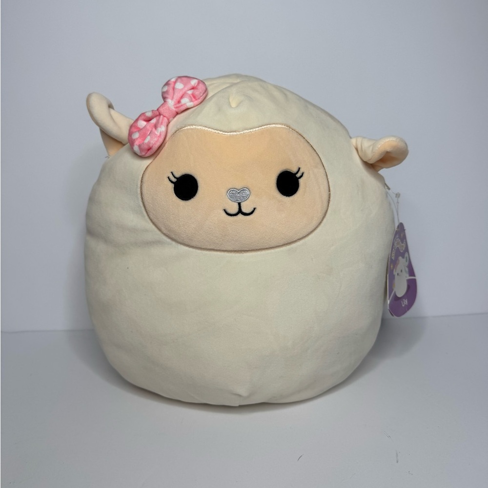 Squishmallows Easter Lily Lamb 10” Plush NWT Spring Stuffed Animal